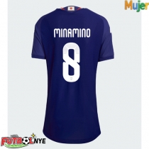 Camiseta Japón Takumi Minamino #8 Primera Equipación para mujer Mundial 2026 manga corta